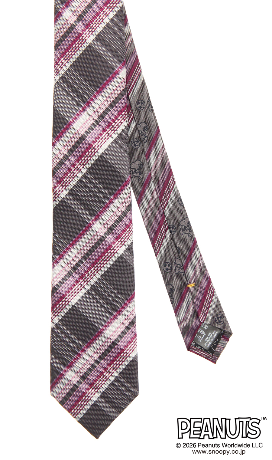 ■レギュラータイ【PEANUTS】 ピンク 7