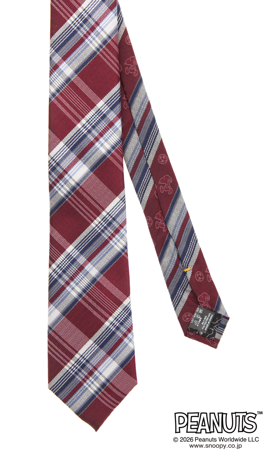■レギュラータイ【PEANUTS】 レッド 7
