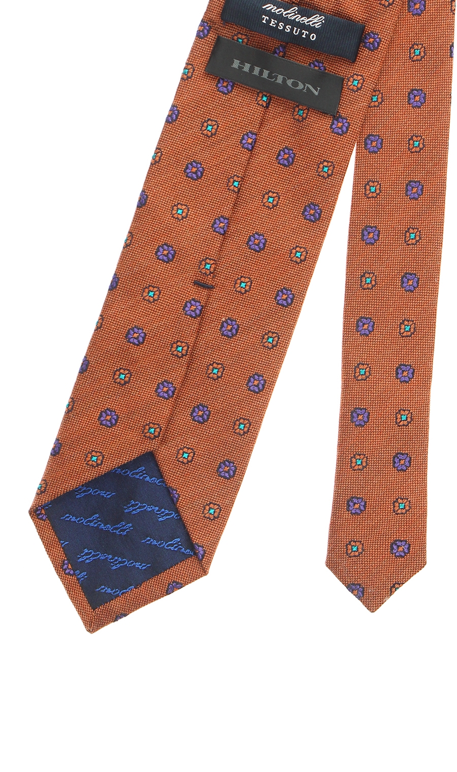 プレミアムレギュラータイ【MOLINELLI】 オレンジ 4