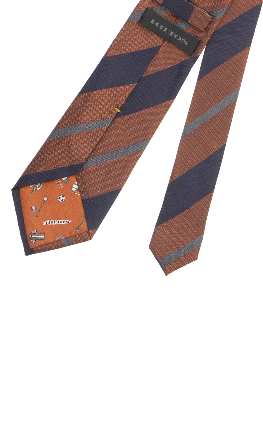 プレミアムレギュラータイ【MADE IN ITALY】 オレンジ 9