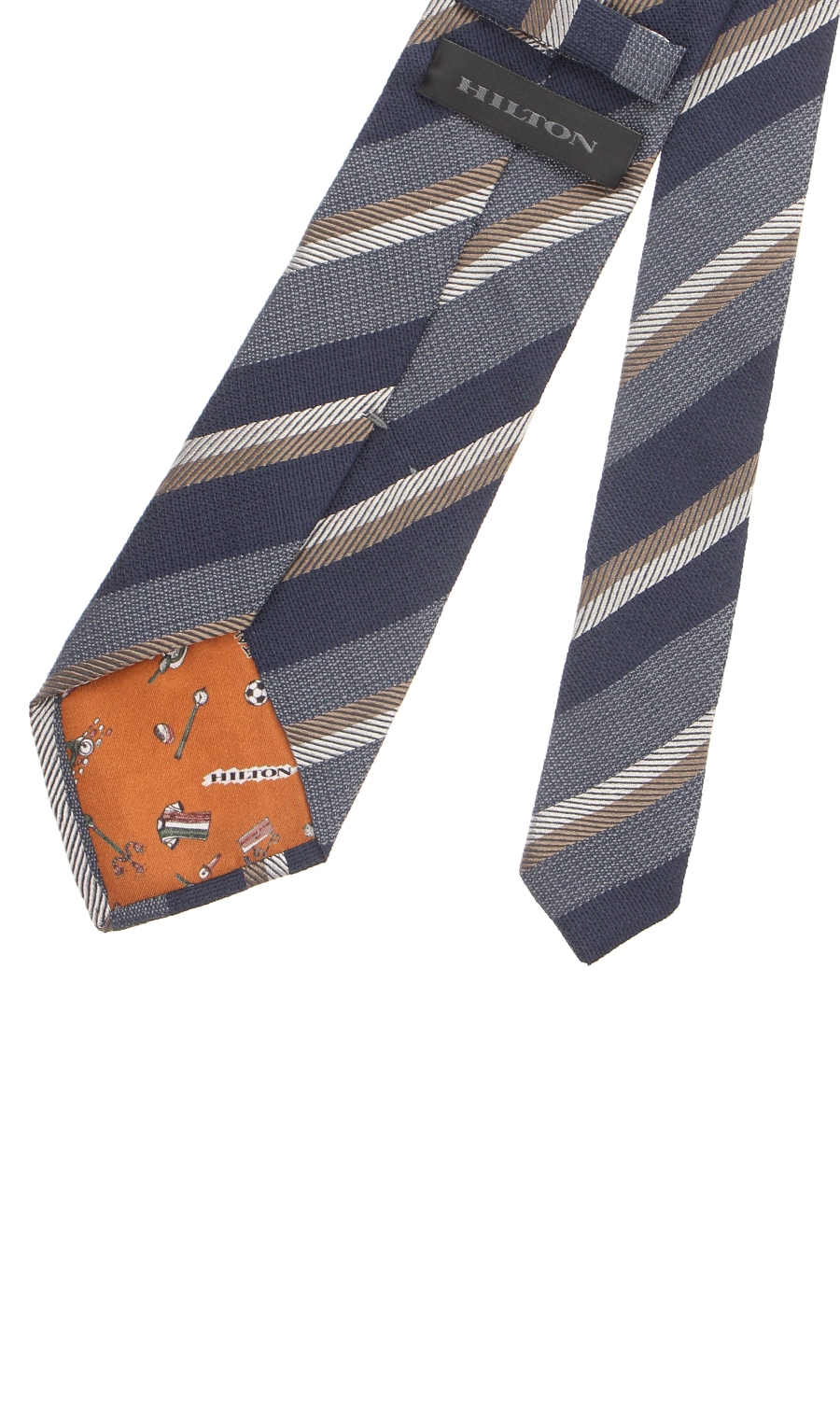 プレミアムレギュラータイ【MADE IN ITALY】 グレー 9