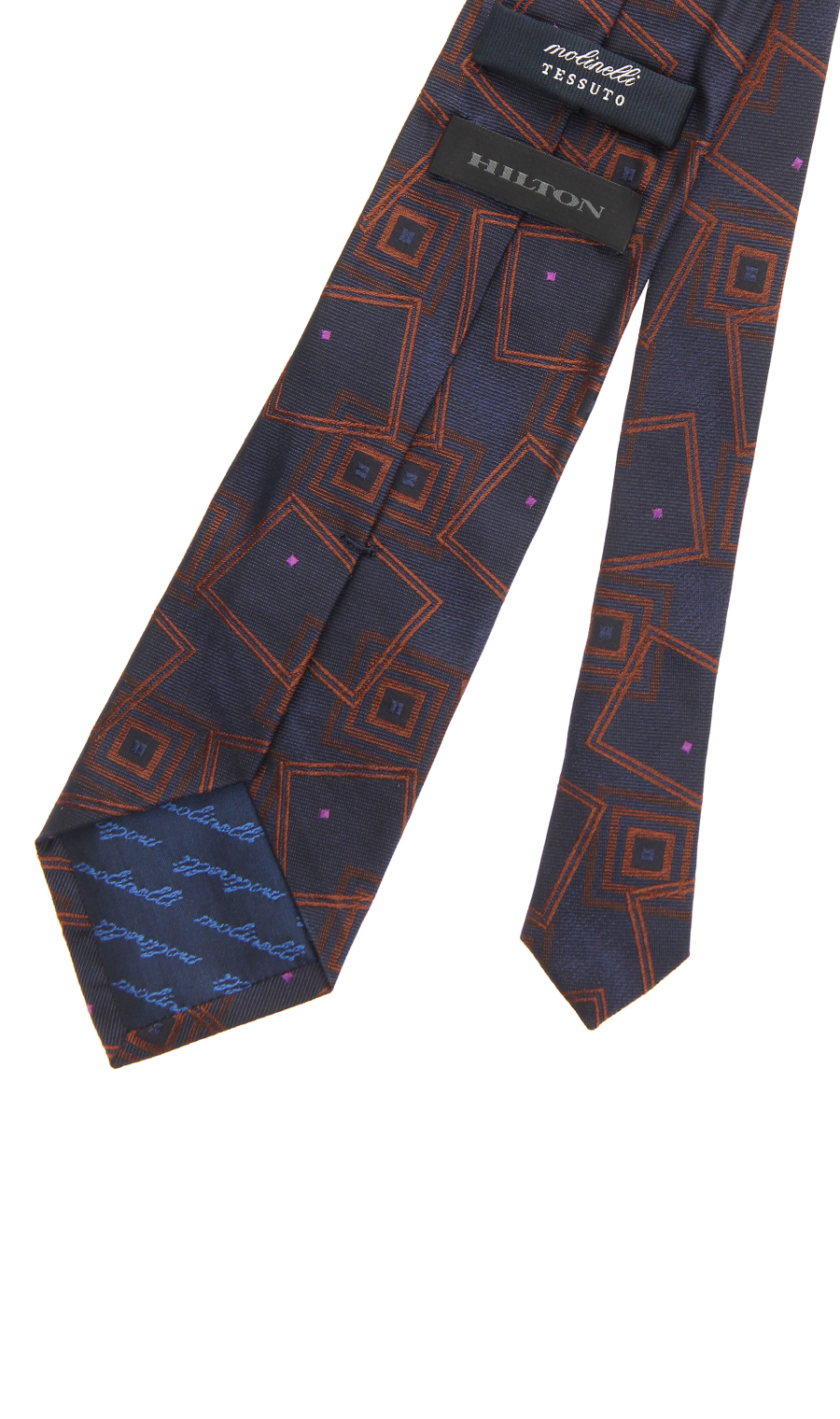 プレミアムレギュラータイ【MOLINELLI】 ネイビー 5