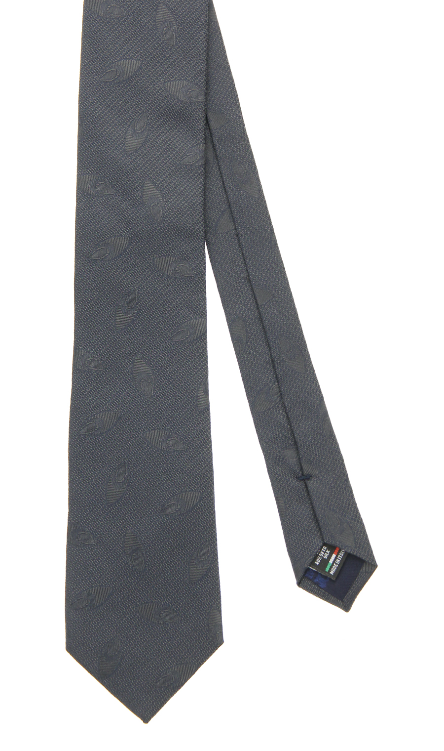 プレミアムレギュラータイ【MADE IN ITALY】 グレー 0