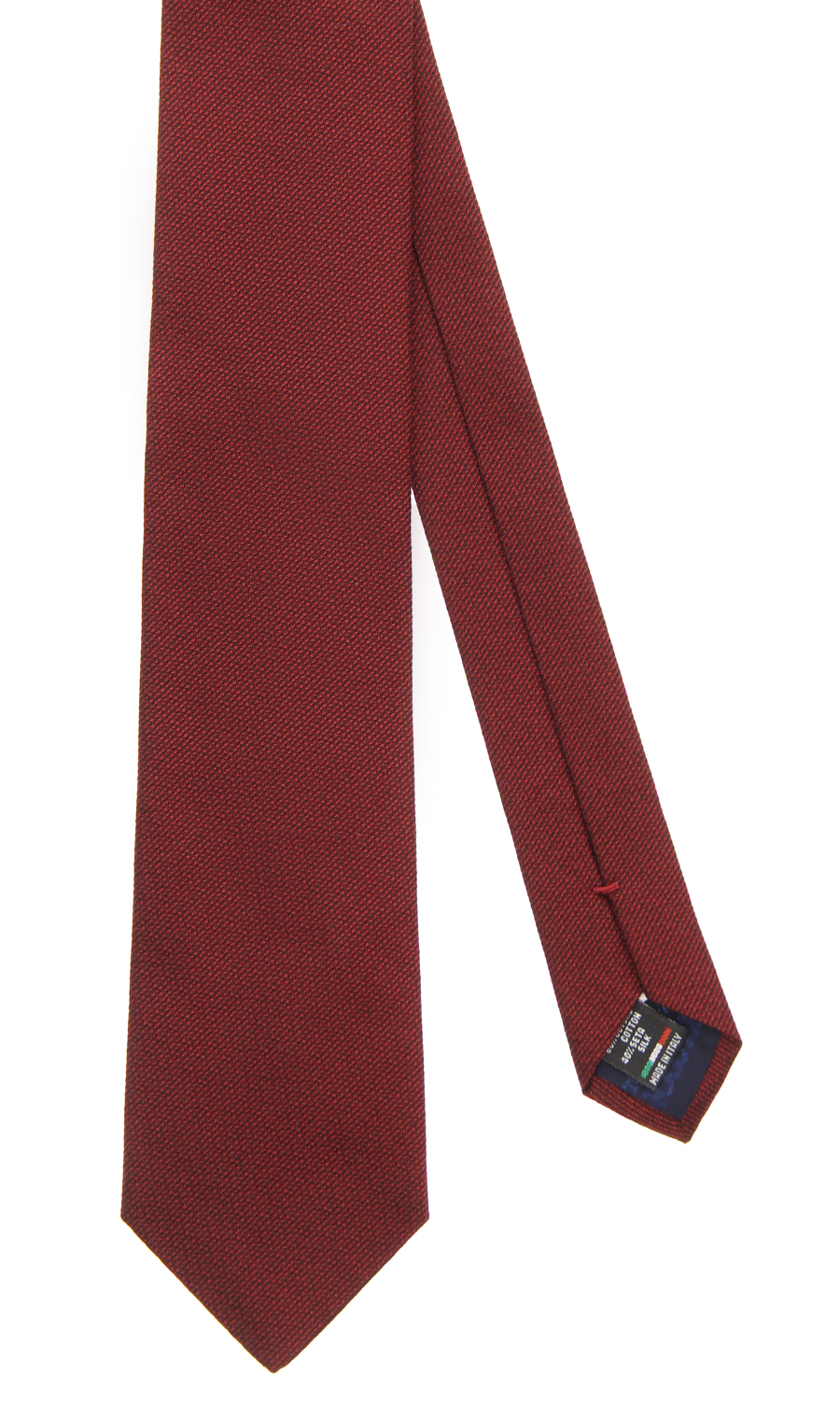 プレミアムレギュラータイ【MADE IN ITALY】 レッド 0