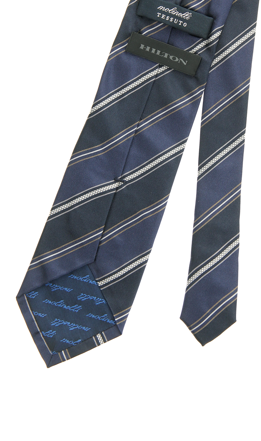 プレミアムレギュラータイ【MOLINELLI】 ネイビー 9