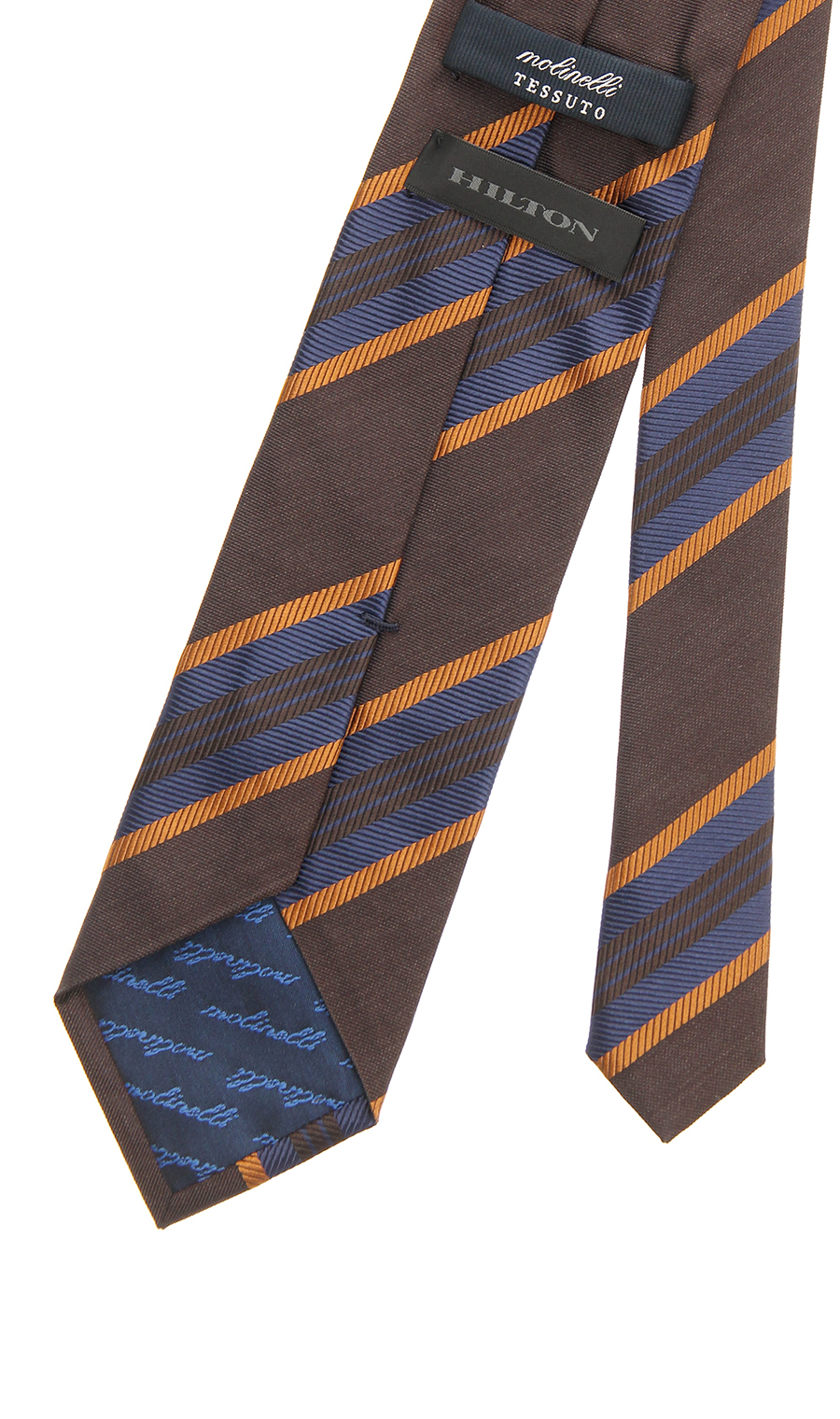 プレミアムレギュラータイ【MOLINELLI】 ブラウン 9