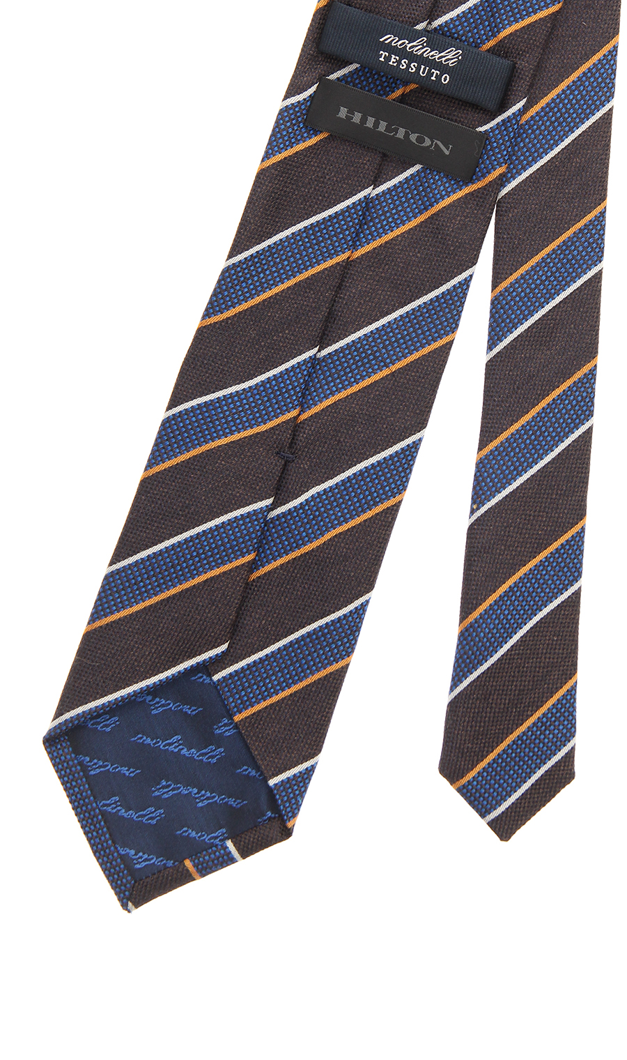 プレミアムレギュラータイ【MOLINELLI】 ブラウン 9