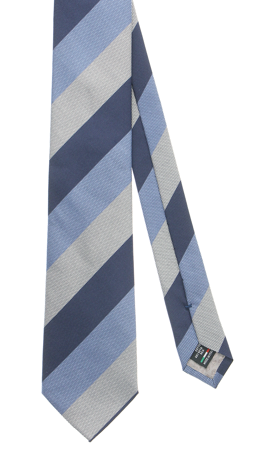 プレミアムレギュラータイ【MADE IN ITALY】 ブルー 9