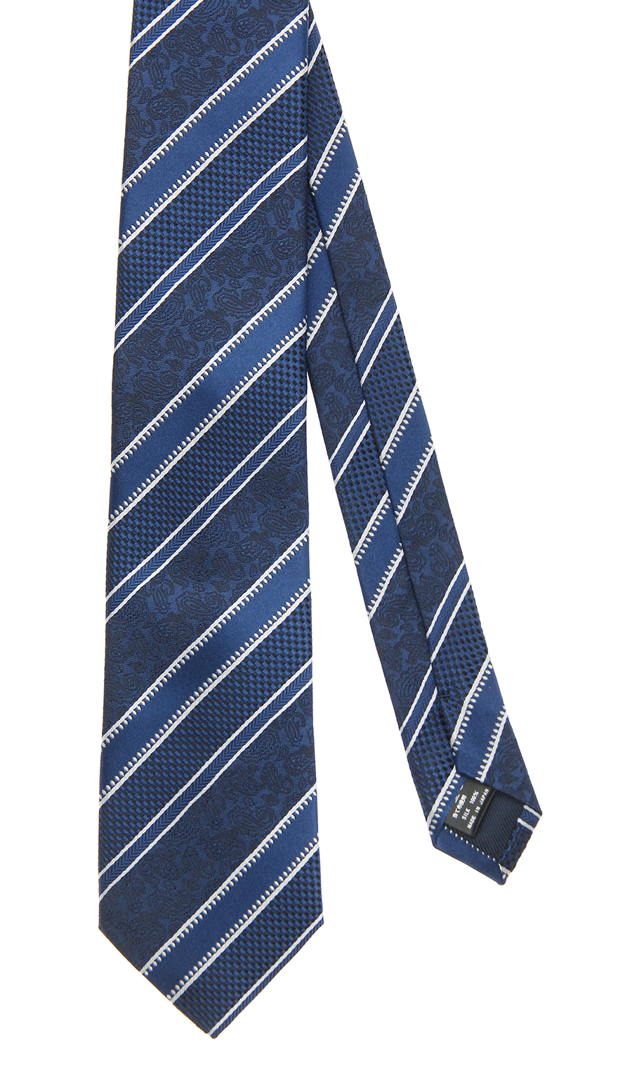 プレミアムレギュラータイ【ARCHIVE Stripe】 ブルー 9