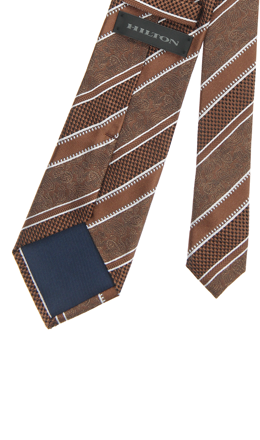 プレミアムレギュラータイ【ARCHIVE Stripe】 ブラウン 9