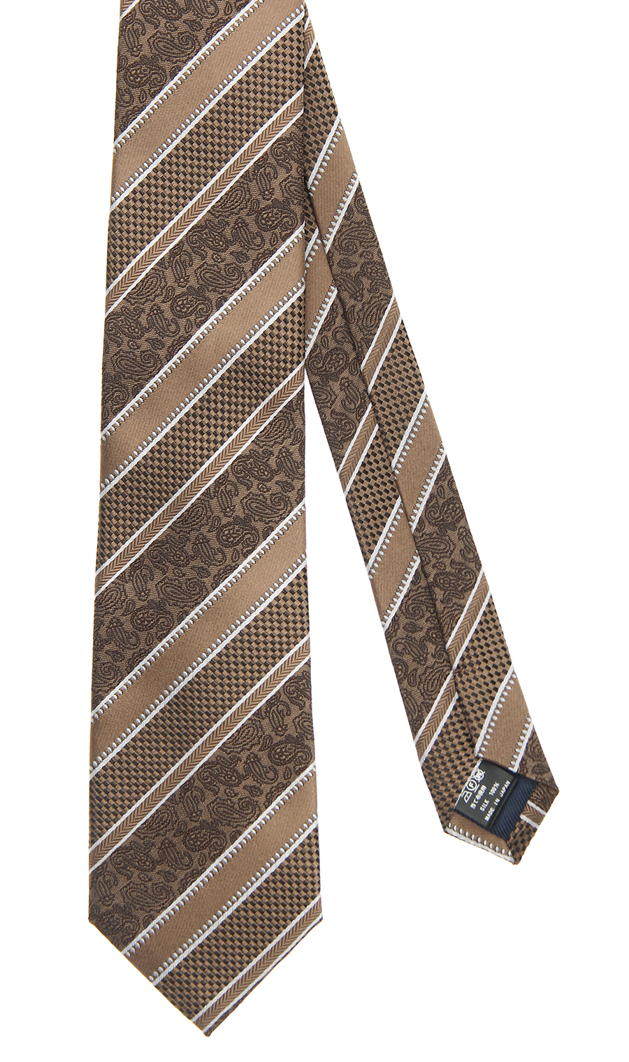 プレミアムレギュラータイ【ARCHIVE Stripe】 ベージュ 9