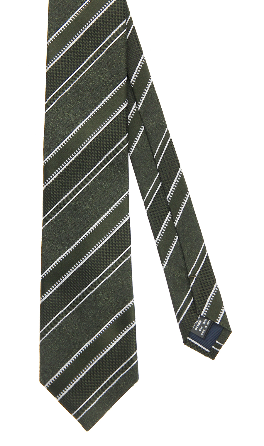 プレミアムレギュラータイ【ARCHIVE Stripe】 グリーン 9