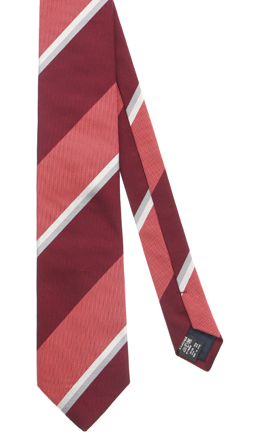 プレミアムレギュラータイ【HEAVY TWILL STRIPE】 ピンク 9