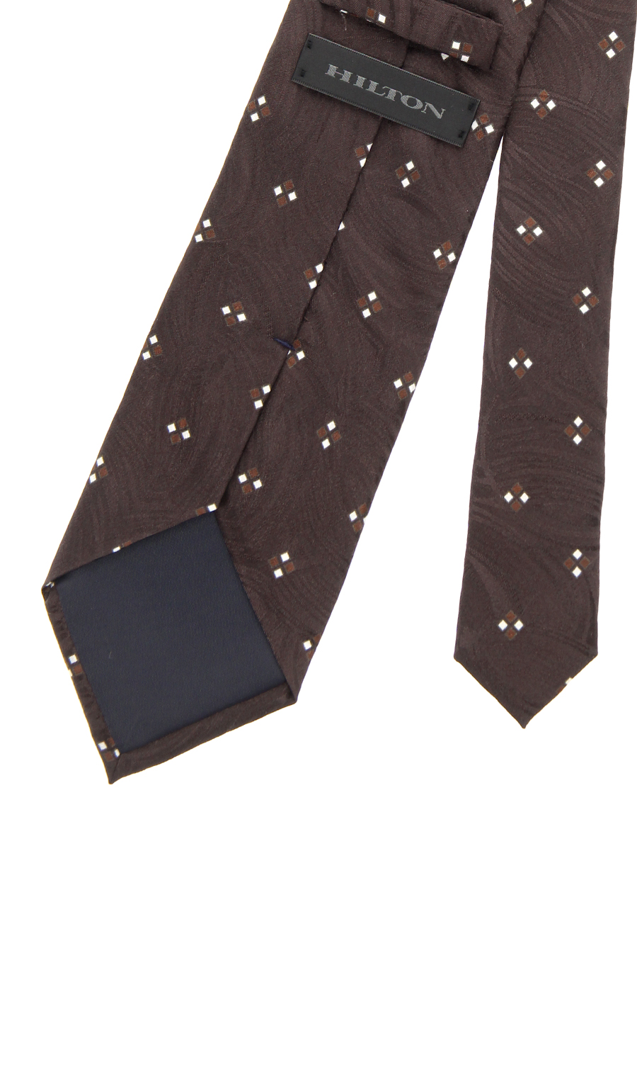 プレミアムレギュラータイ【JACQUARD×PRINT】【日本製】 ブラウン 8