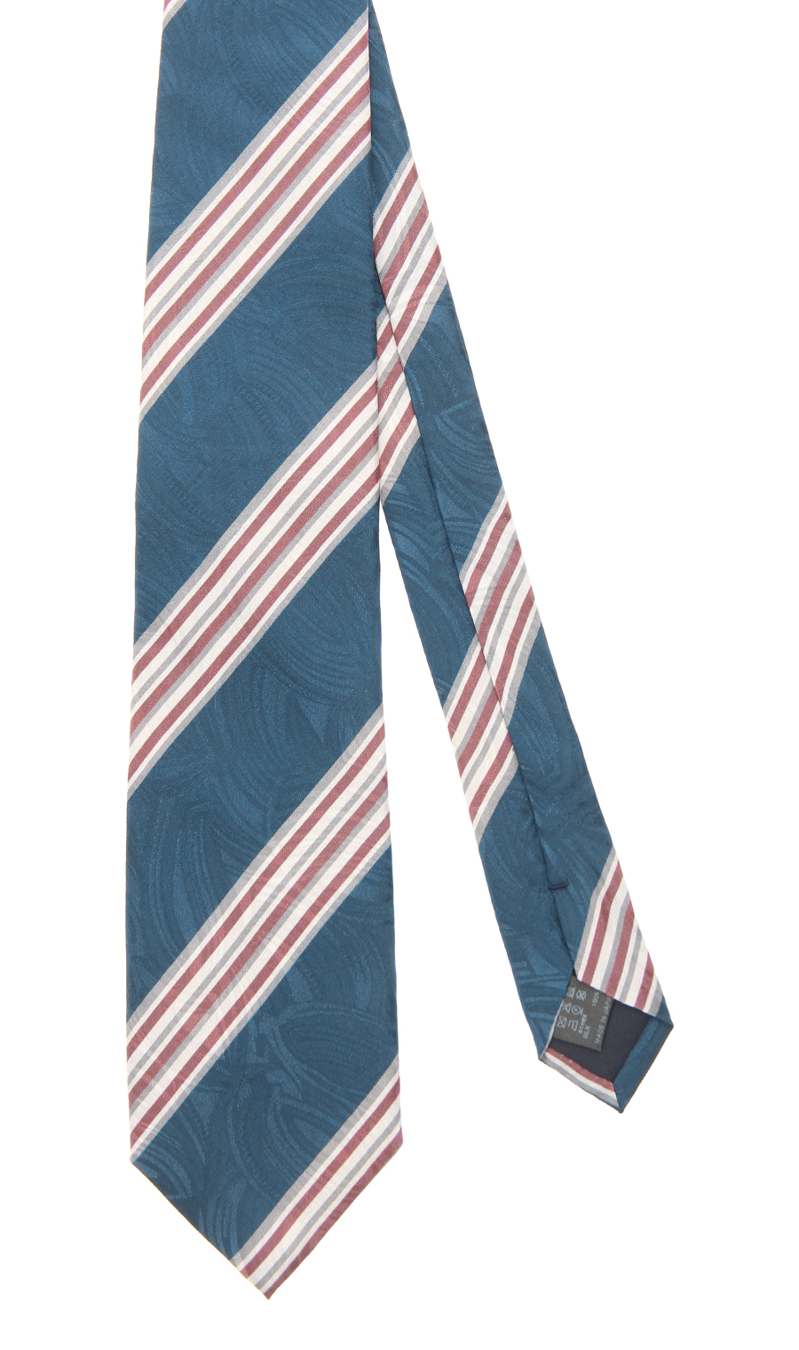 プレミアムレギュラータイ【JACQUARD×PRINT】【日本製】 ブルー 9