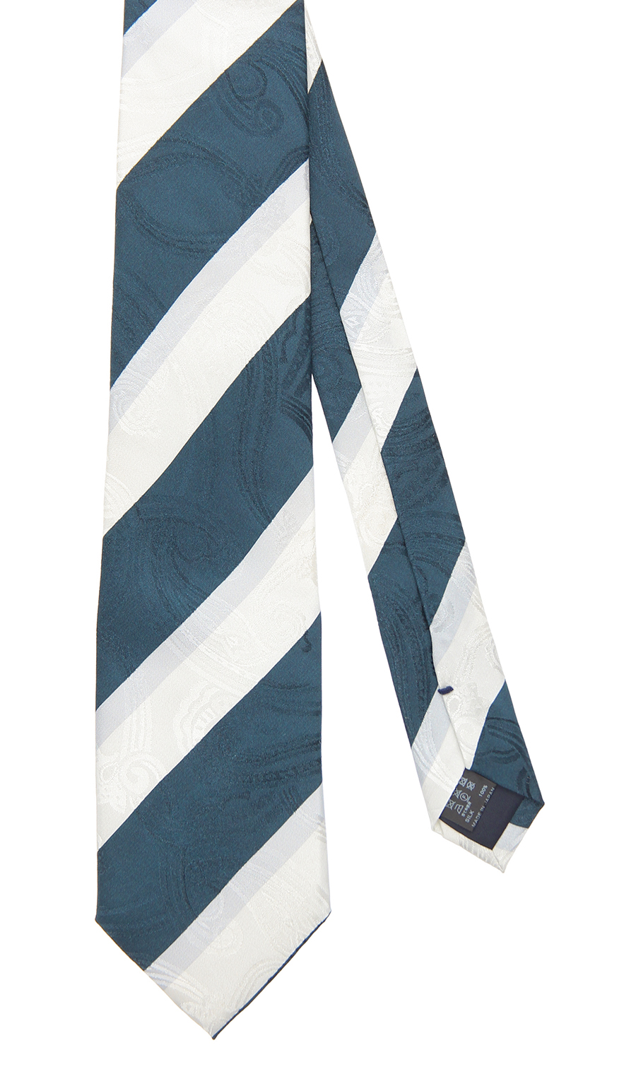 プレミアムレギュラータイ【JACQUARD×PRINT】【日本製】 ホワイト 9