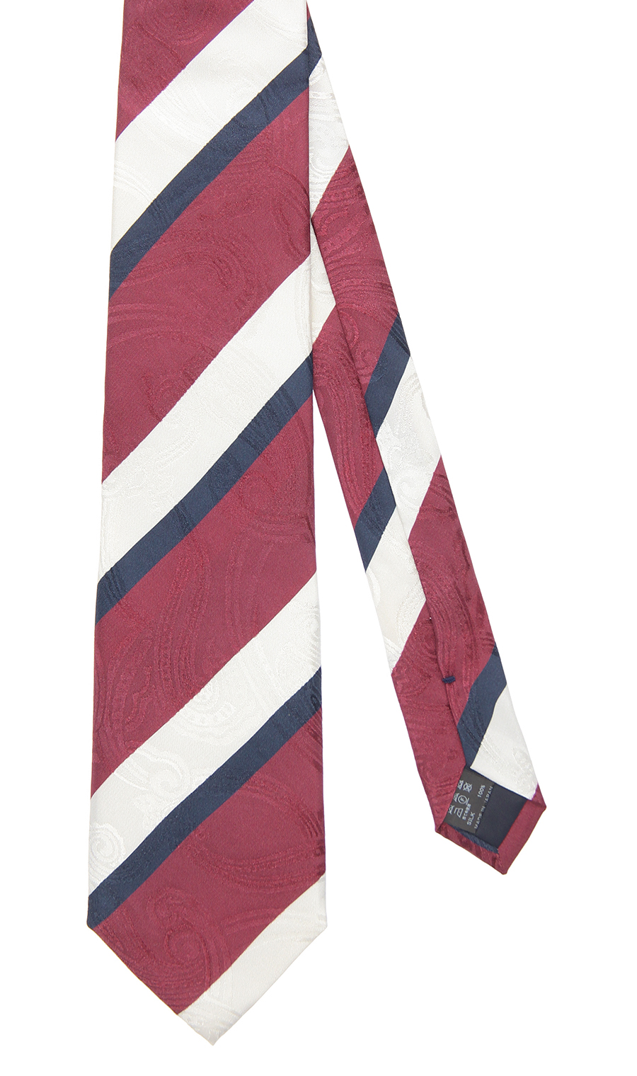 プレミアムレギュラータイ【JACQUARD×PRINT】【日本製】 レッド 9