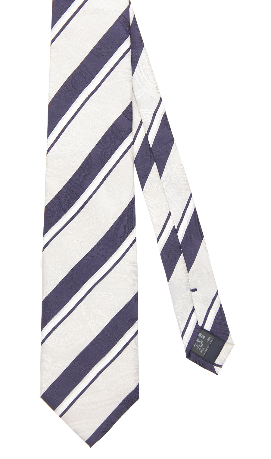 プレミアムレギュラータイ【JACQUARD×PRINT】【日本製】 シルバー 9