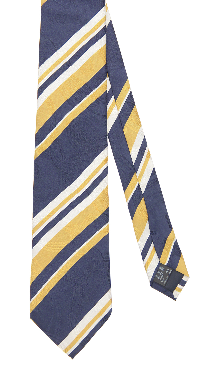 プレミアムレギュラータイ【JACQUARD×PRINT】【日本製】 イエロー 9