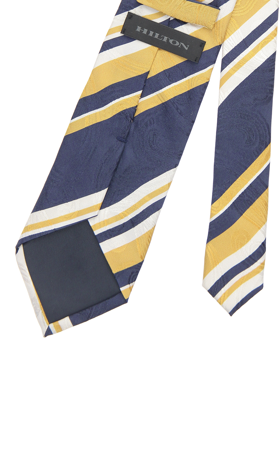 プレミアムレギュラータイ【JACQUARD×PRINT】【日本製】 イエロー 9