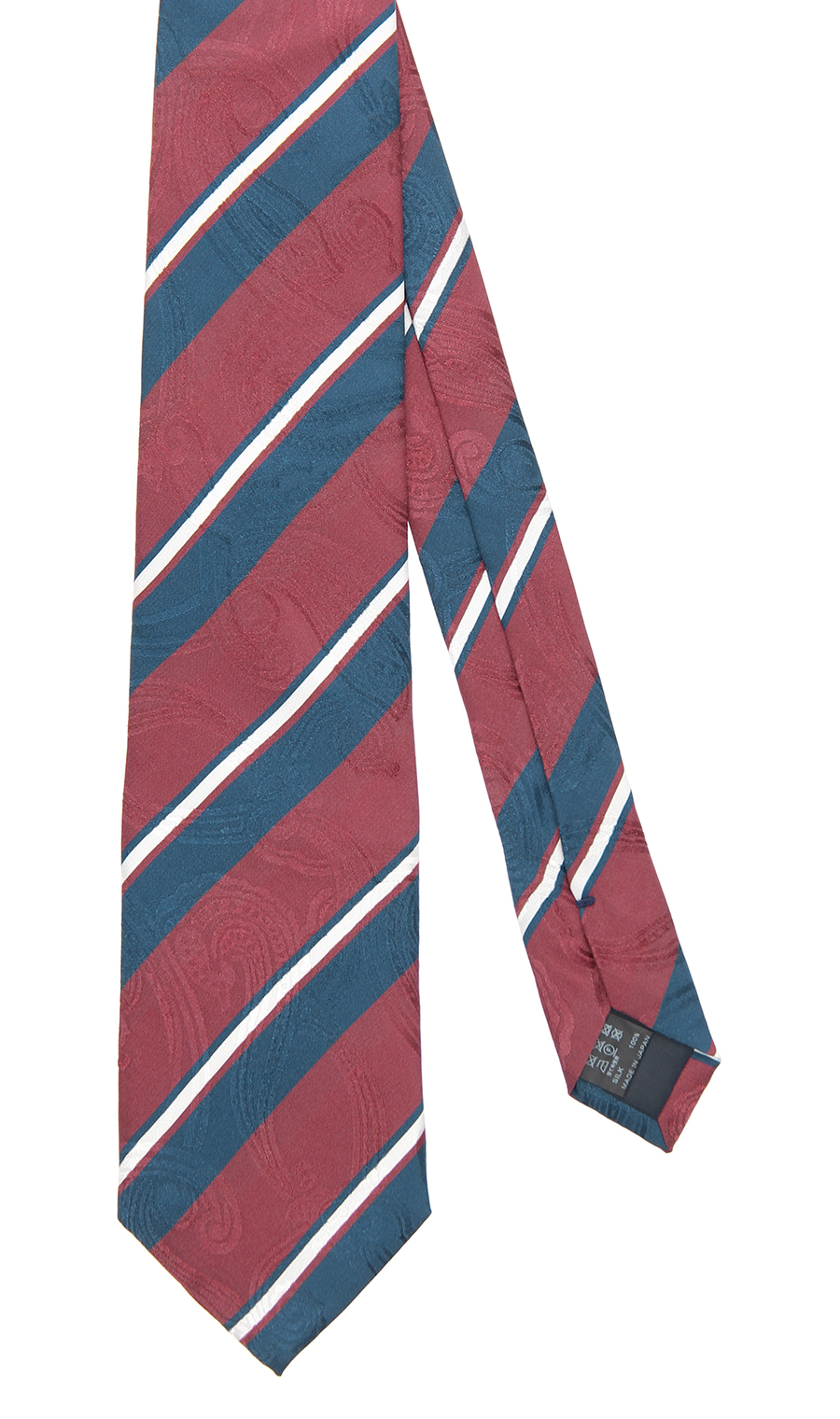 プレミアムレギュラータイ【JACQUARD×PRINT】【日本製】 レッド 9