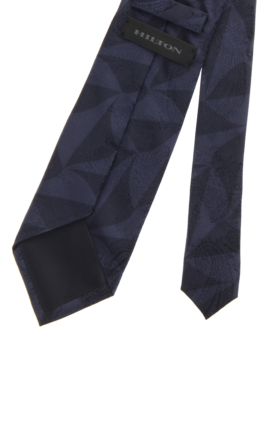 ■プレミアムレギュラータイ【JACQUARD×PRINT】【日本製】 ネイビー 5