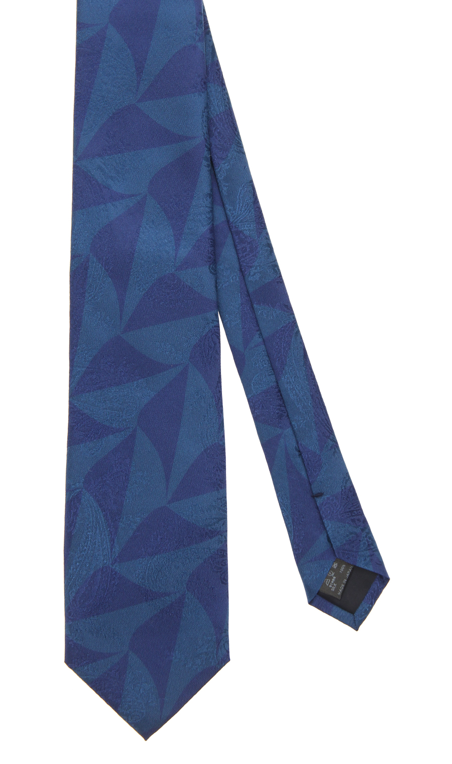 ■プレミアムレギュラータイ【JACQUARD×PRINT】【日本製】 ブルー 5