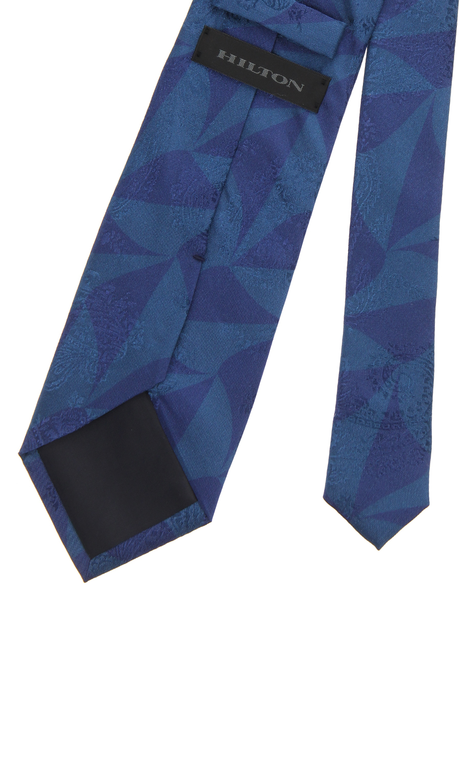 ■プレミアムレギュラータイ【JACQUARD×PRINT】【日本製】 ブルー 5