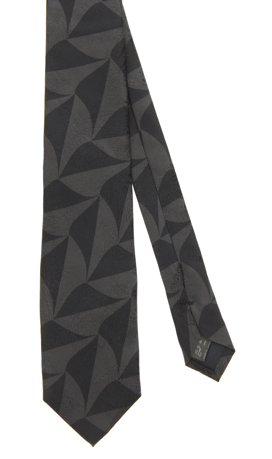 ■プレミアムレギュラータイ【JACQUARD×PRINT】【日本製】 グレー 5