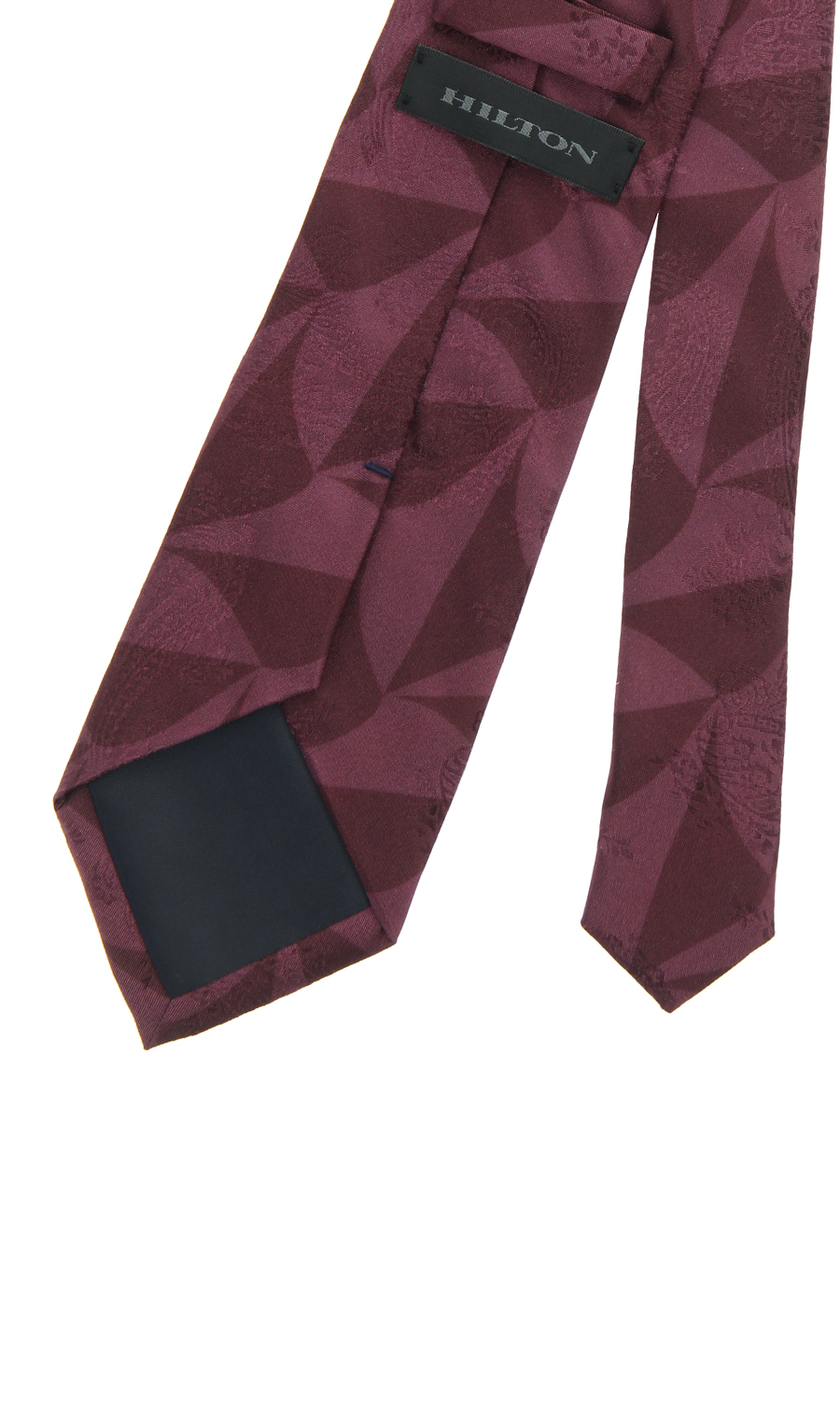 ■プレミアムレギュラータイ【JACQUARD×PRINT】【日本製】 ワイン 5