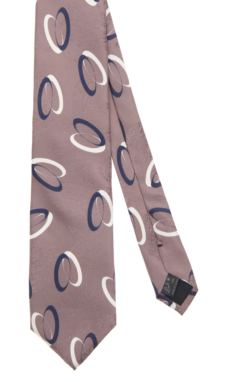 ■プレミアムレギュラータイ【JACQUARD×PRINT】【日本製】 ピンク 4