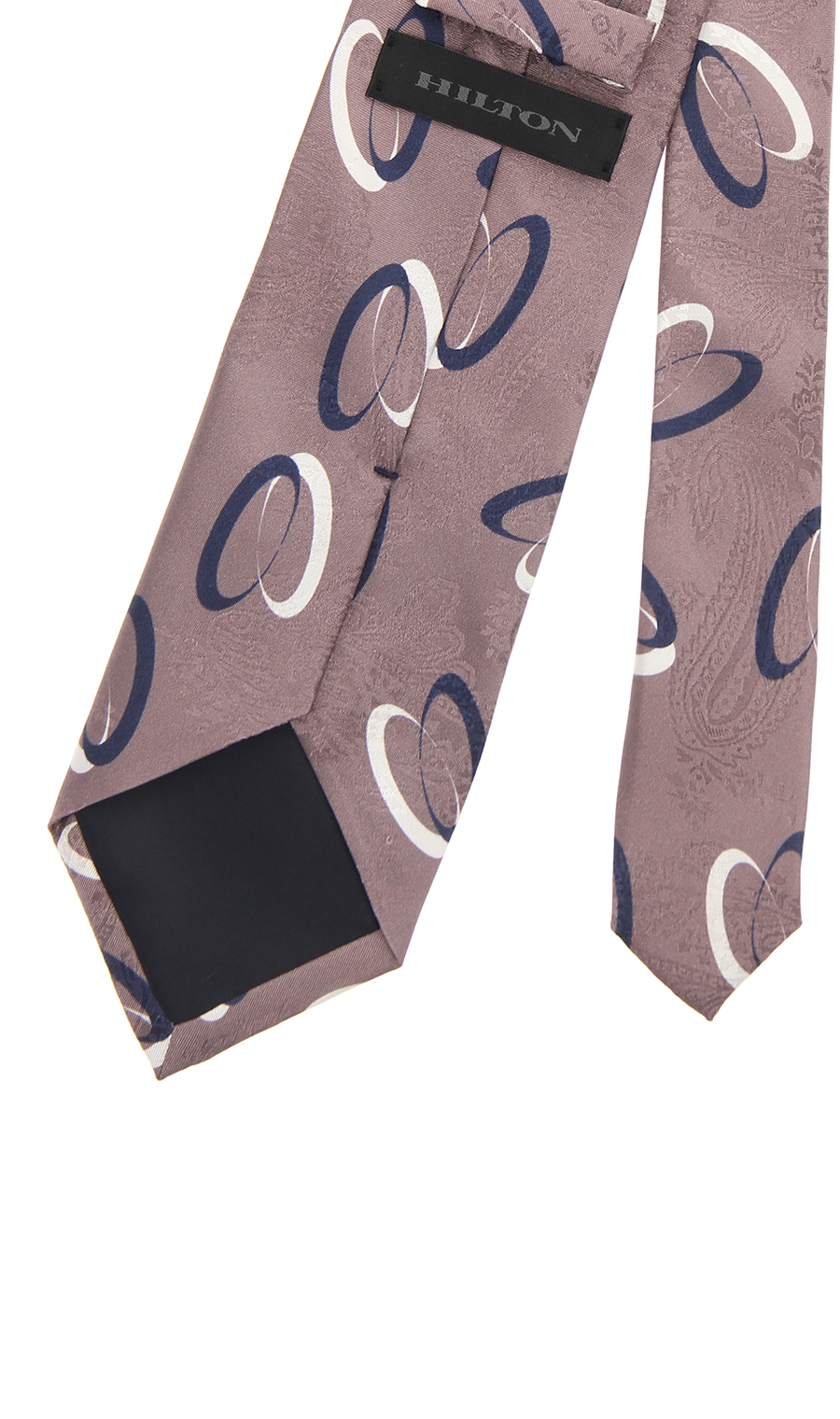 ■プレミアムレギュラータイ【JACQUARD×PRINT】【日本製】 ピンク 4