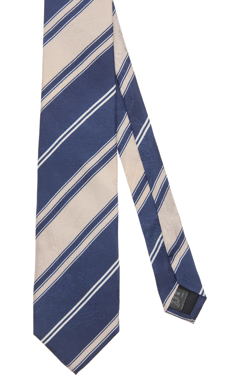 ■プレミアムレギュラータイ【JACQUARD×PRINT】【日本製】 ベージュ 9