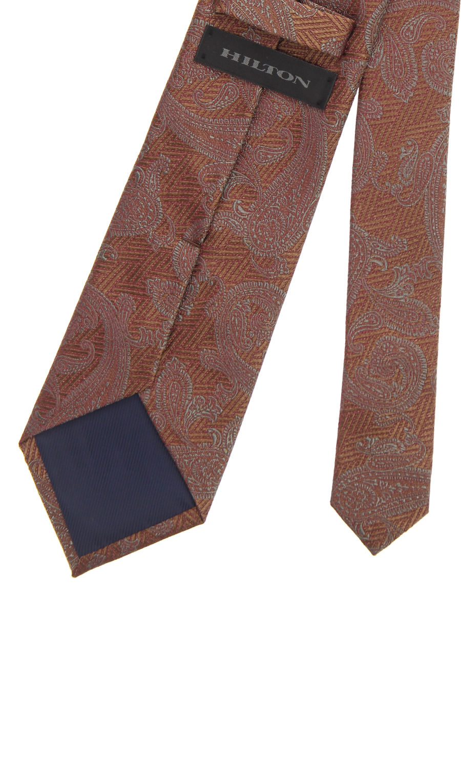 ■プレミアムレギュラータイ【Tussah Silk】 オレンジ 6