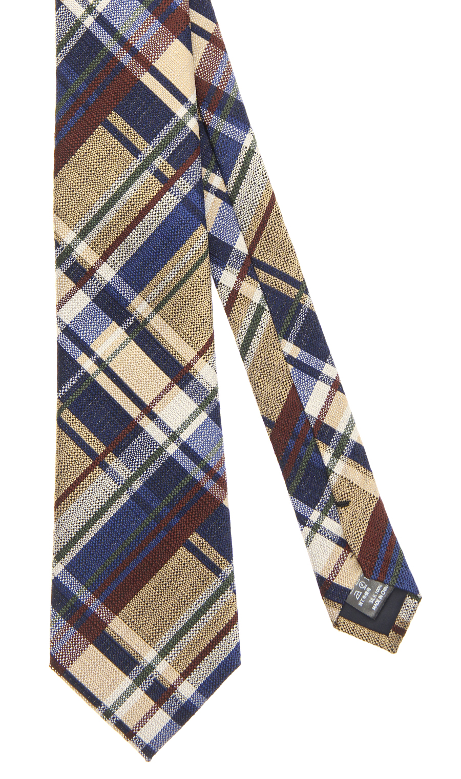 プレミアムレギュラータイ【DARK MADRAS】 ベージュ 7