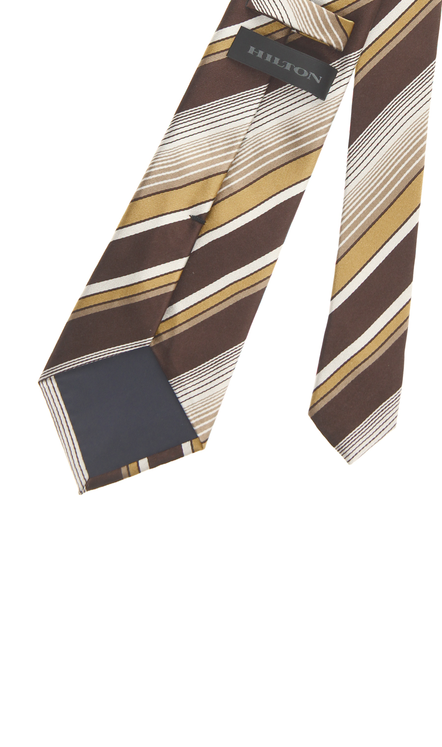 プレミアムレギュラータイ【RETRO COLORED STRIPE】 ブラウン 9