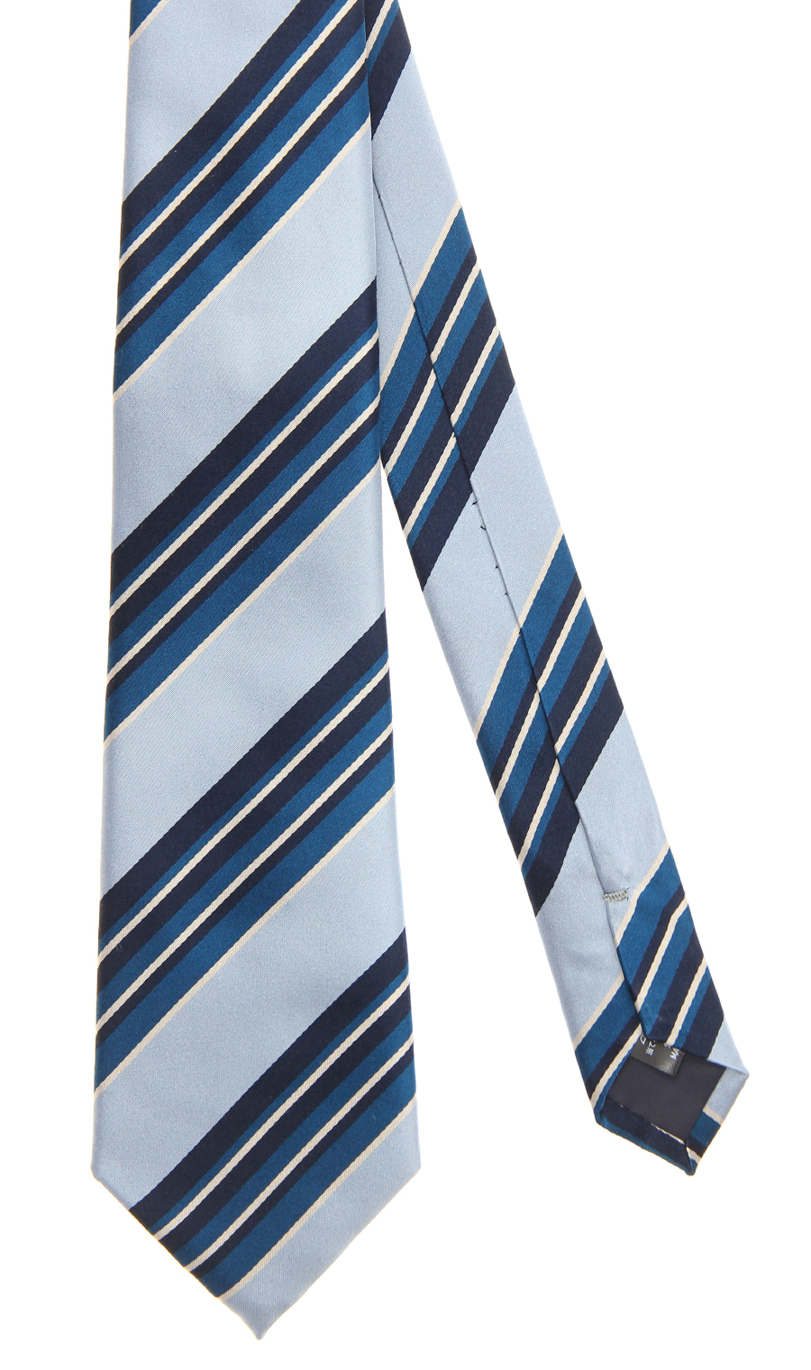 プレミアムレギュラータイ【RETRO COLORED STRIPE】 ブルー 9