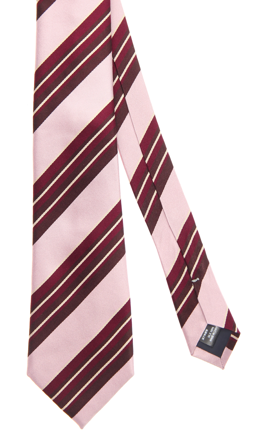 プレミアムレギュラータイ【RETRO COLORED STRIPE】 ピンク 9