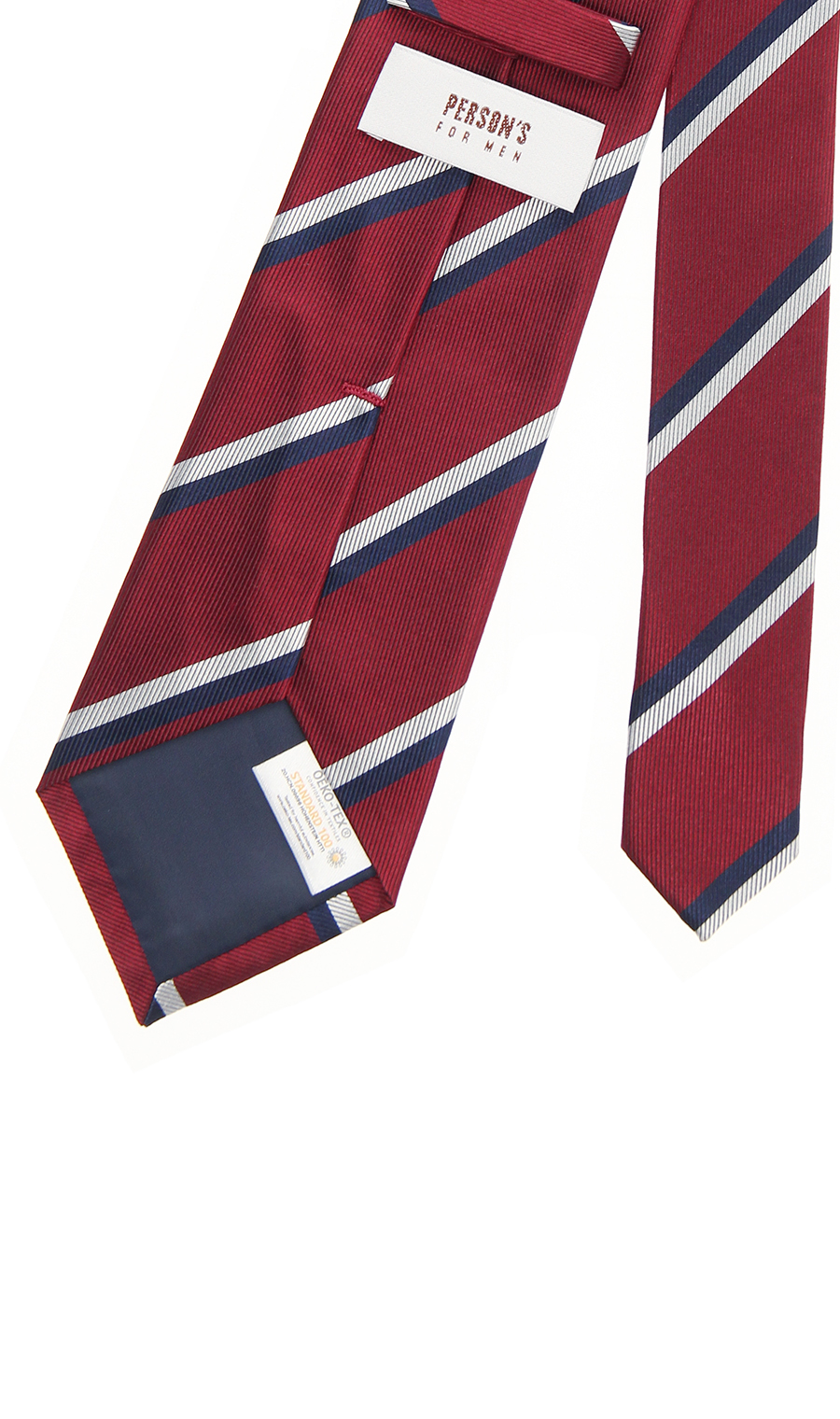 レギュラータイ【OEKO-TEX】【ロングサイズ】 レッド 9