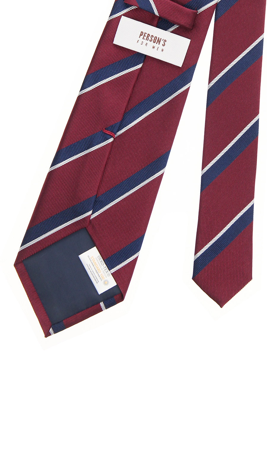 レギュラータイ【OEKO-TEX】【ロングサイズ】 レッド 9