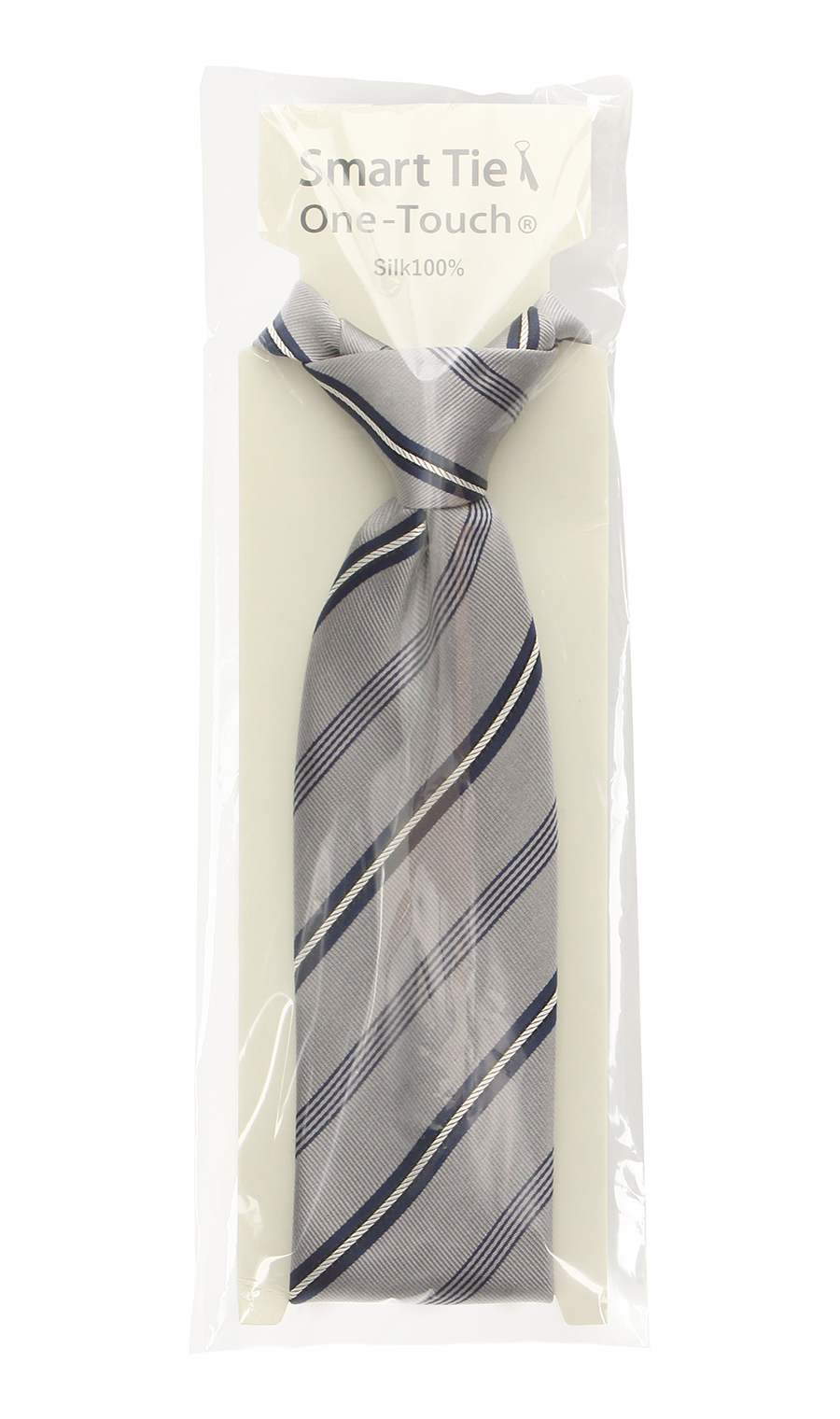 レギュラータイ【Smart Tie】【ワンタッチ】 グレー 0