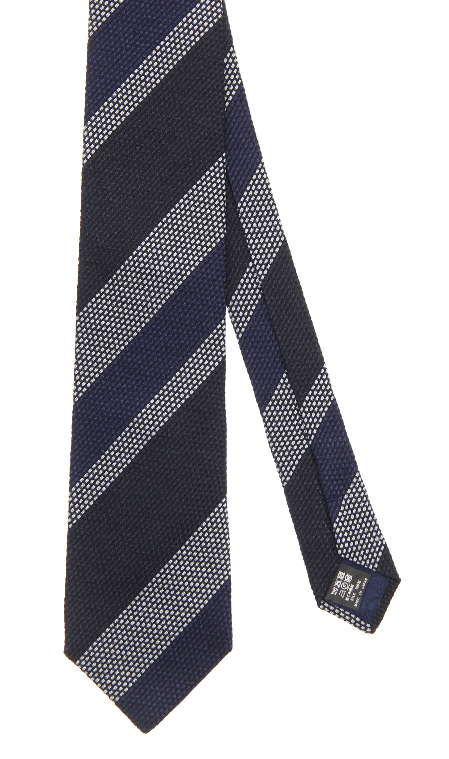 ■プレミアムレギュラータイ【12PLY WILD SILK】 ネイビーA 9