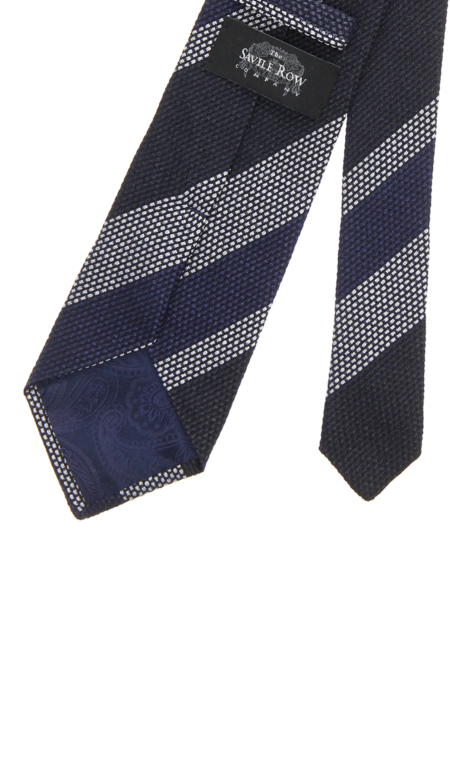 ■プレミアムレギュラータイ【12PLY WILD SILK】 ネイビーA 9