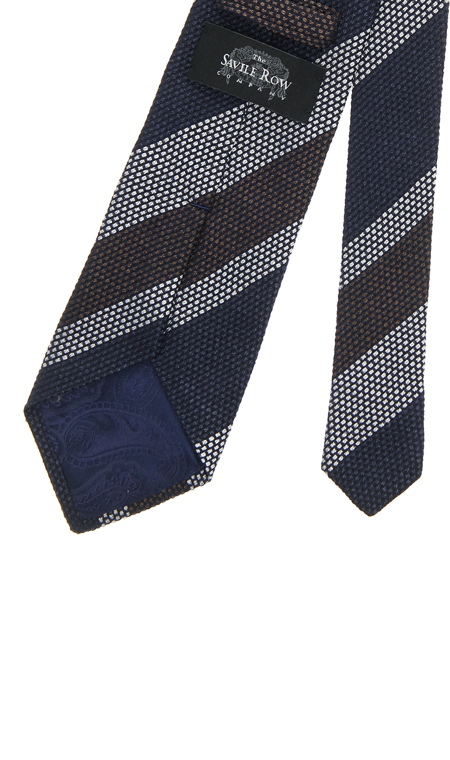 ■プレミアムレギュラータイ【12PLY WILD SILK】 ネイビーB 9