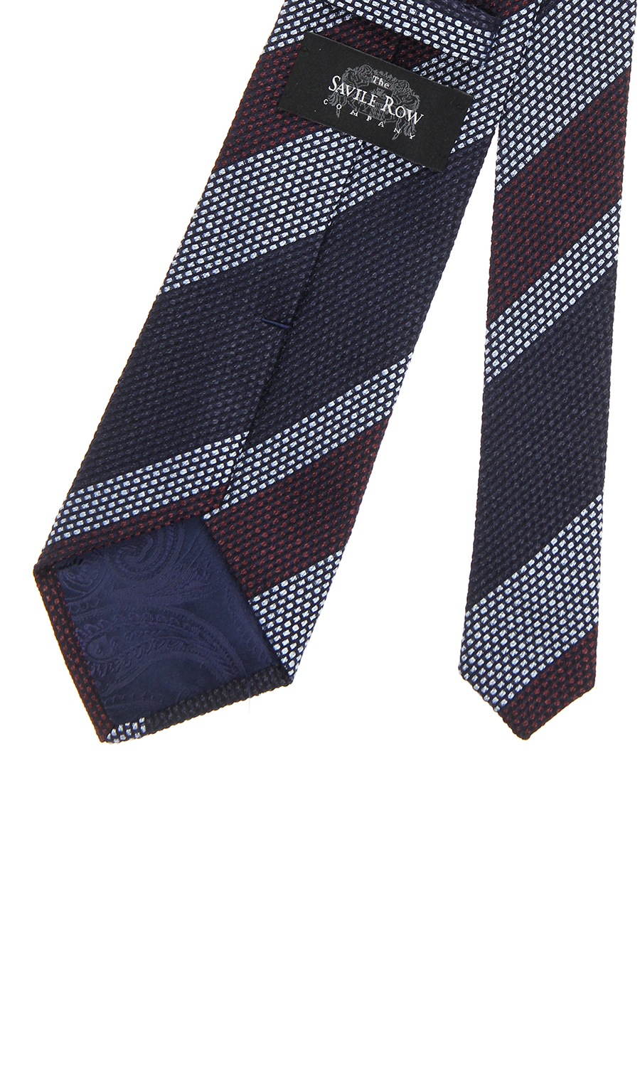 ■プレミアムレギュラータイ【12PLY WILD SILK】 ネイビーC 9