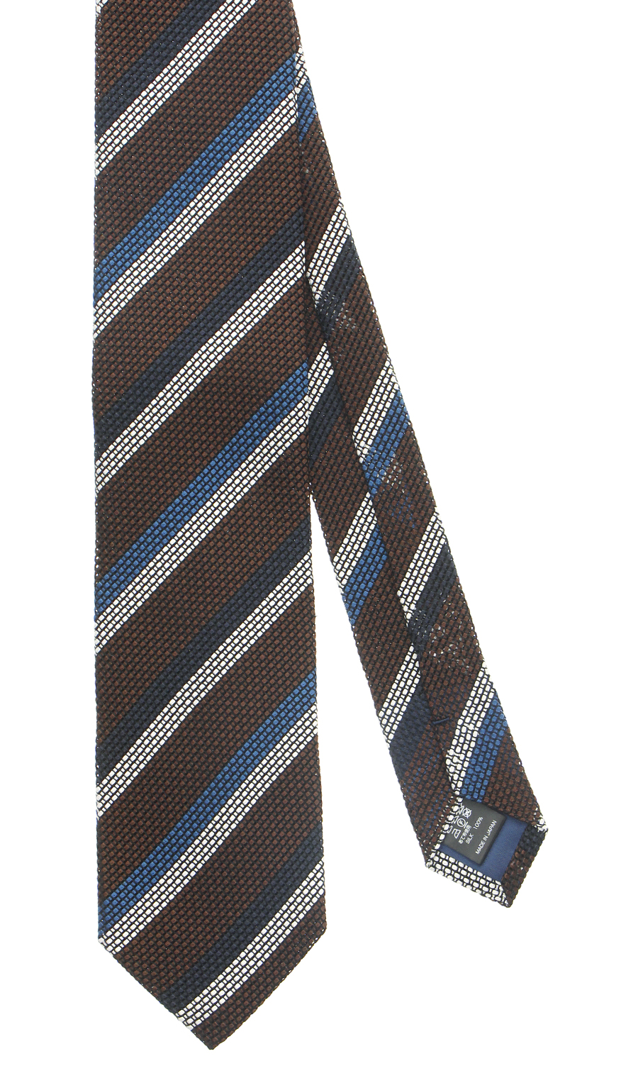 プレミアムレギュラータイ【FRESCO TIE】 ブラウン 9