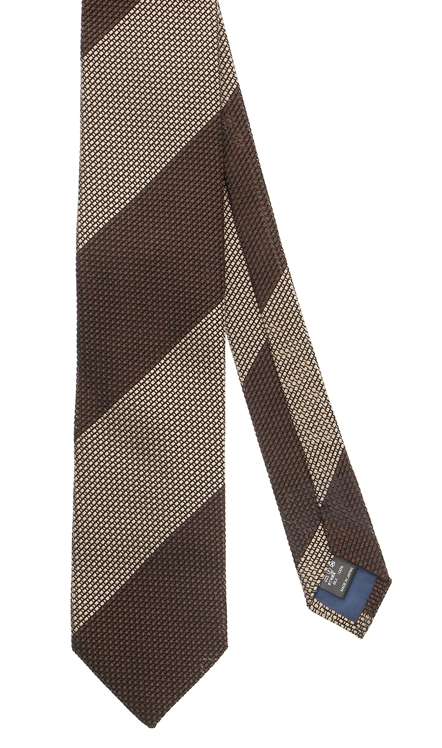 プレミアムレギュラータイ【FRESCO TIE】 ブラウン 9