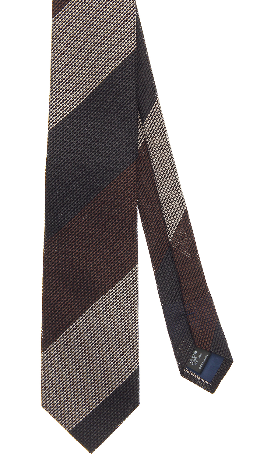 プレミアムレギュラータイ【FRESCO TIE】 ブラウン 9