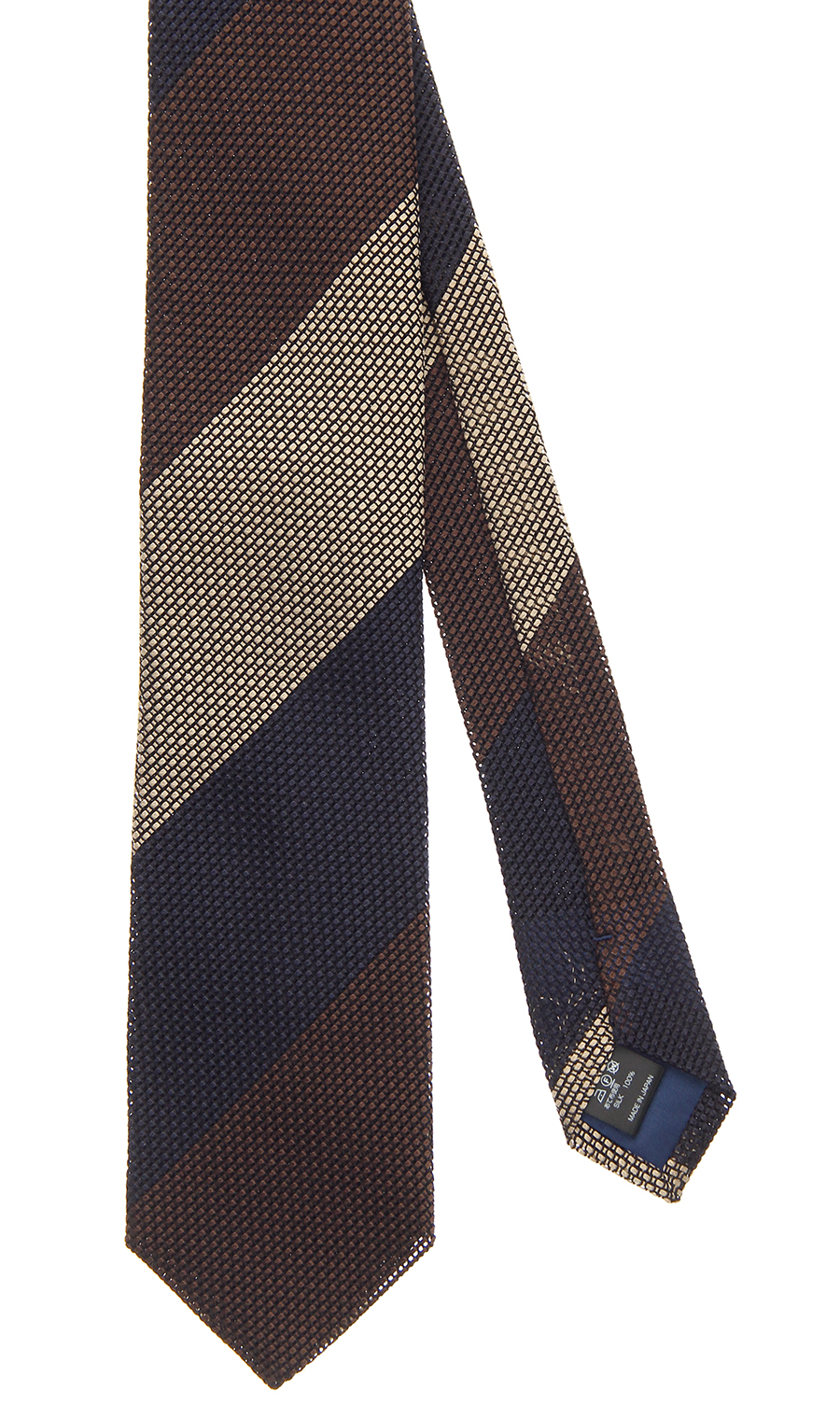 プレミアムレギュラータイ【FRESCO TIE】 ブラウン 9