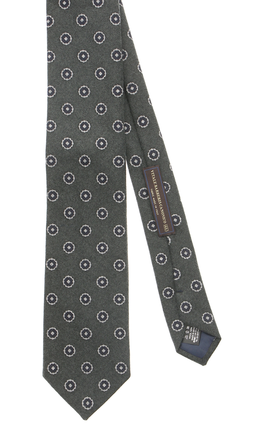 プレミアムレギュラータイ【WOOL FLANNEL PRINT】【60周年特別企画】 グリーン 4